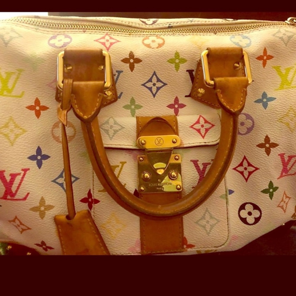 Louis Vuitton Colorful Monogram Satchel